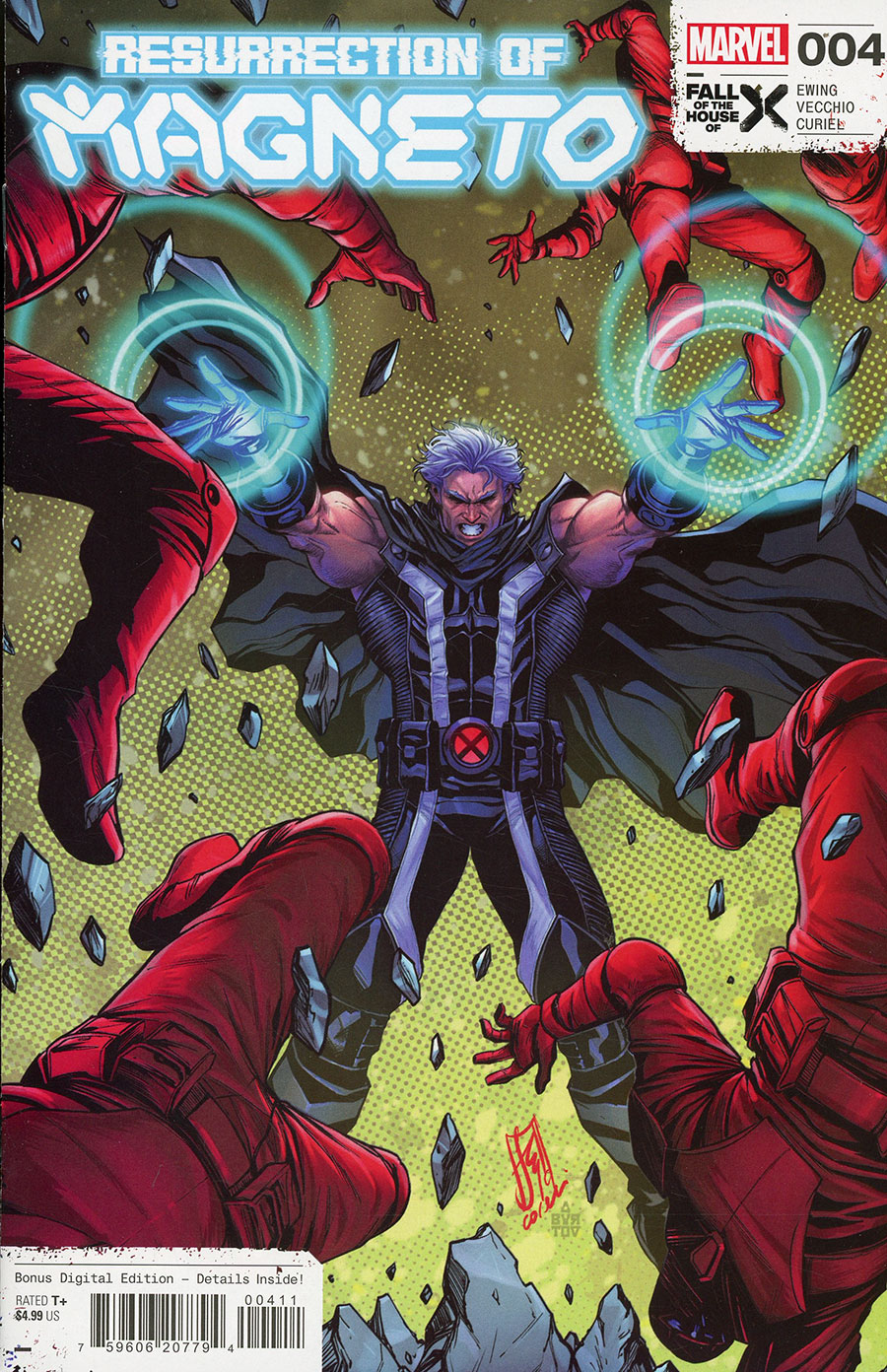 Resurrection Of Magneto #4 Cover A Regular Stefano Caselli Cover (Fall Of The House Of X Tie-In)