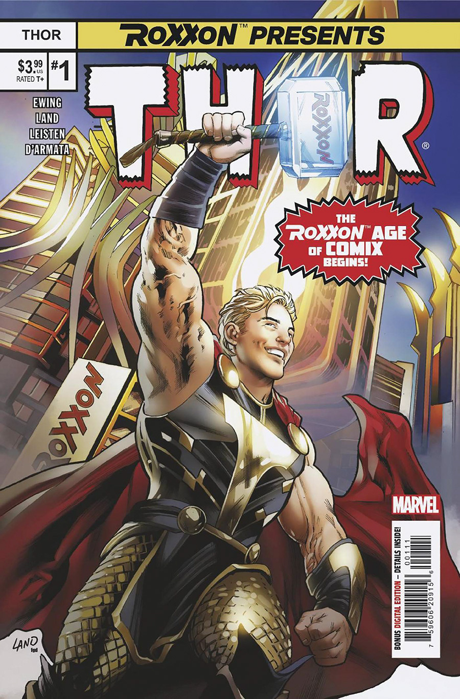 Roxxon Presents Thor #1 (One Shot) Cover A Regular Greg Land Cover