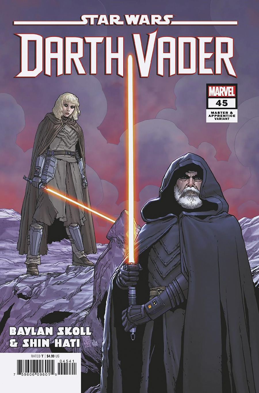 Star Wars Darth Vader #45 Cover C Variant Giuseppe Camuncoli Master & Apprentice Baylan Skoll & Shin Hati Cover