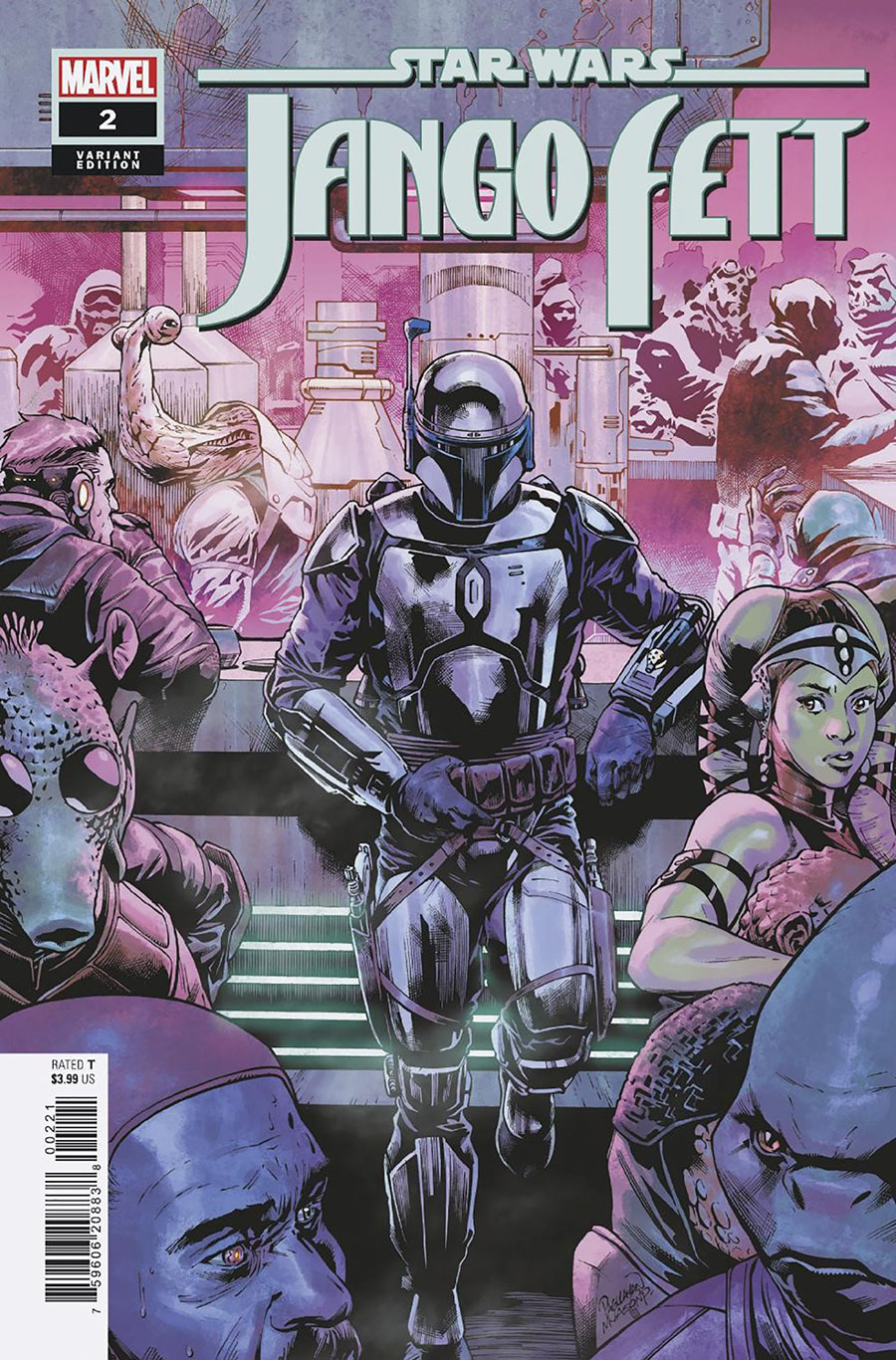 Star Wars Jango Fett #2 Cover C Variant Carlo Pagulayan Cover
