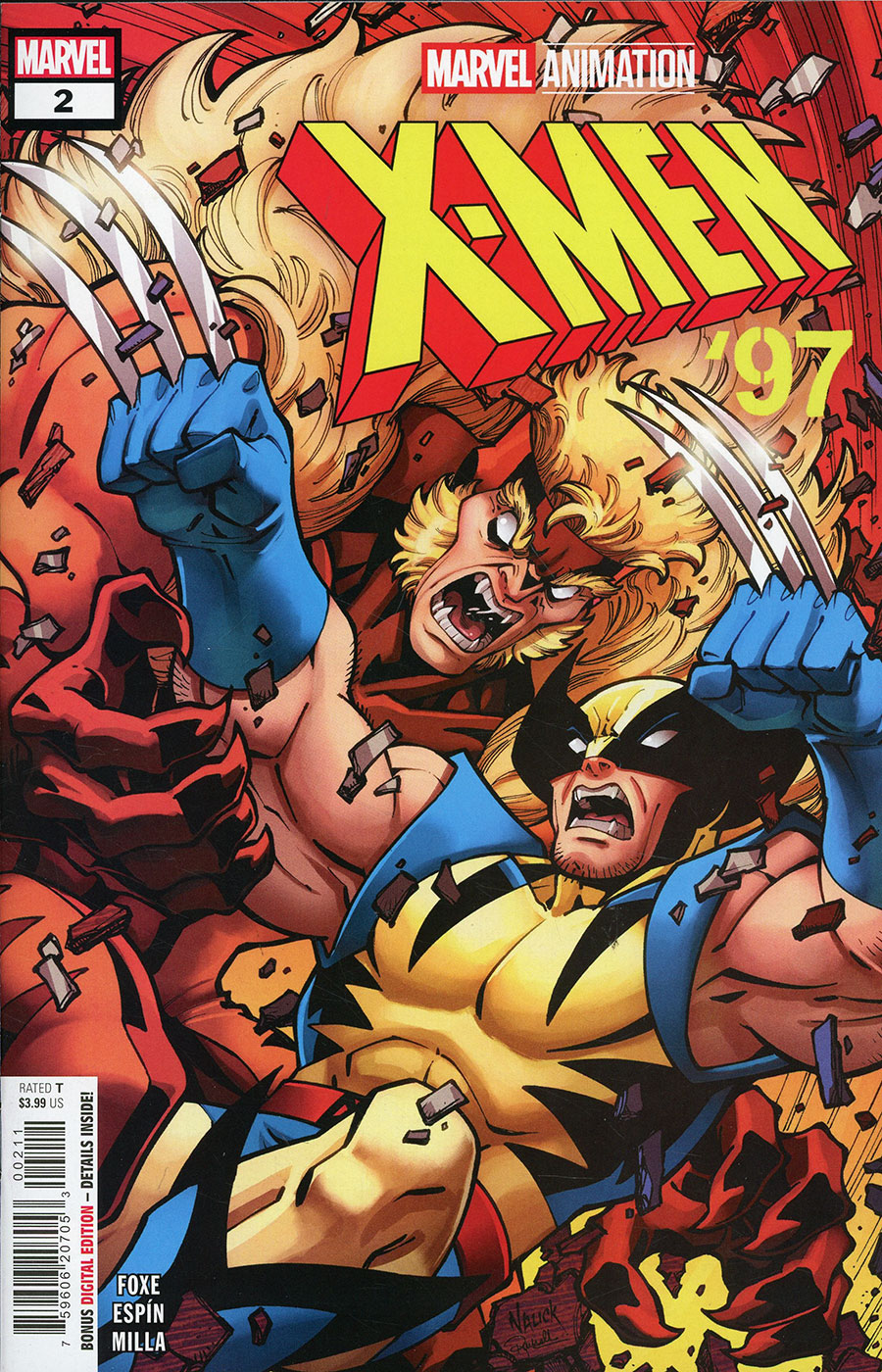 X-Men 97 #2 Cover A Regular Todd Nauck Cover (Limit 1 Per Customer)