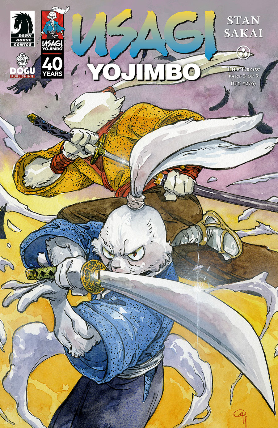 Usagi Yojimbo The Crow #2 Cover B Variant Peter Han Cover