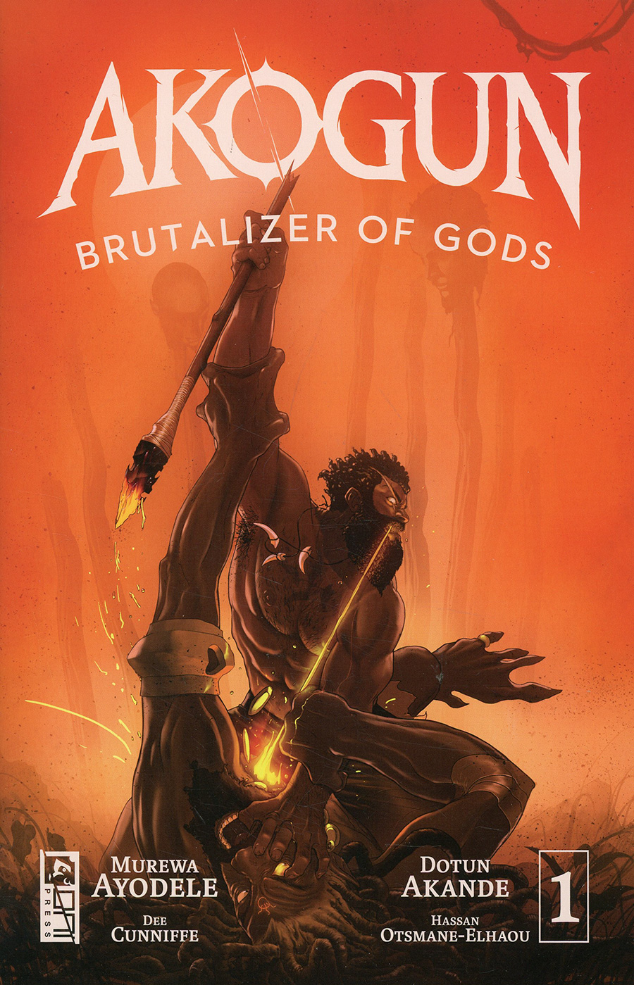 Akogun Brutalizer Of Gods #1 Cover A Regular Dotun Akande Cover