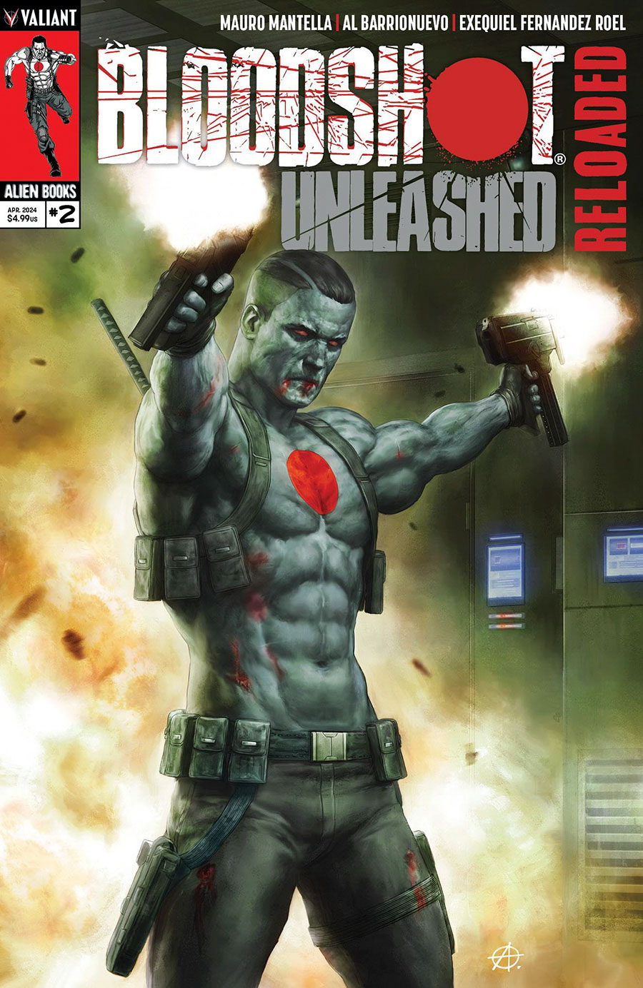 Bloodshot Unleashed Reloaded #2 Cover A Regular Agustin Alessio Cover