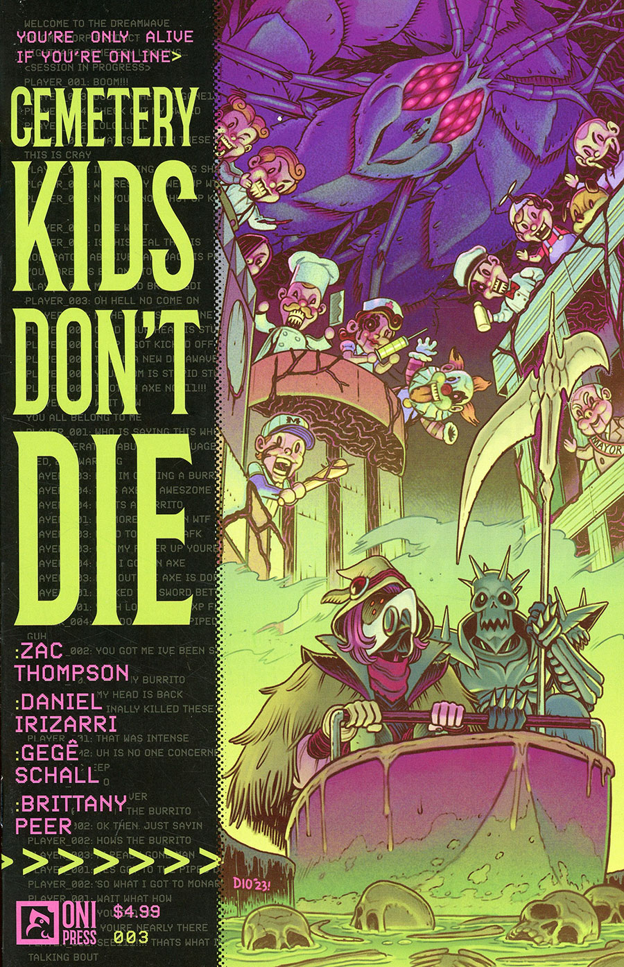 Cemetery Kids Dont Die #3 Cover A Regular Daniel Irizarri Cover