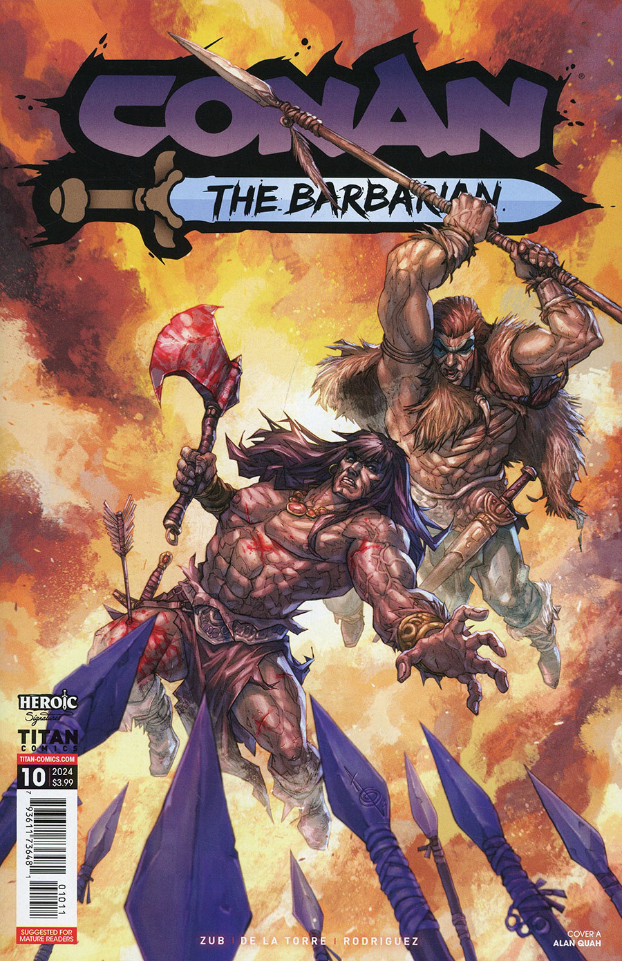 Conan The Barbarian Vol 5 #10 Cover A Regular Alan Quah Cover