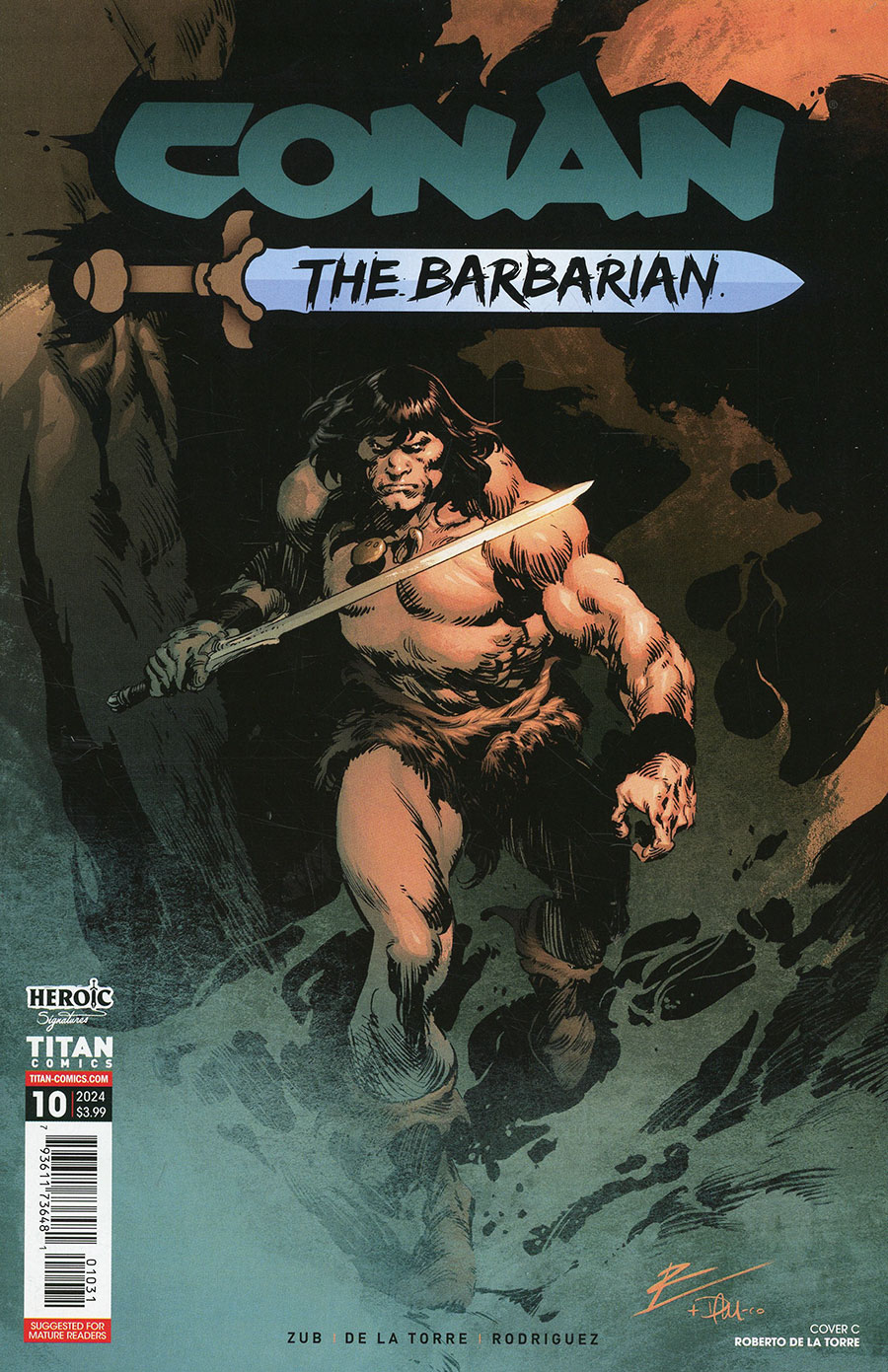 Conan The Barbarian Vol 5 #10 Cover C Variant Roberto De La Torre Cover