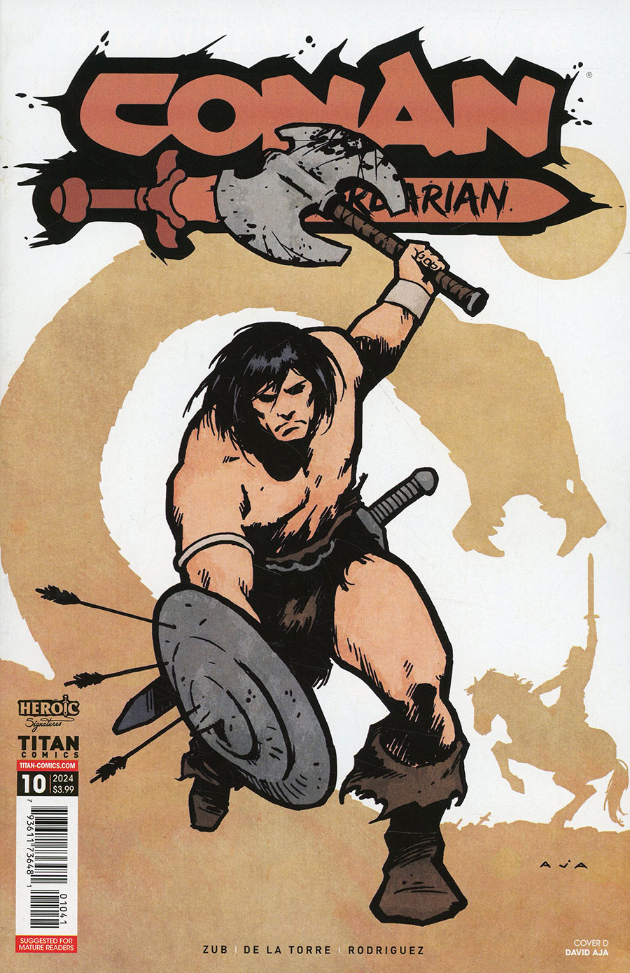 Conan The Barbarian Vol 5 #10 Cover D Variant David Aja Cover