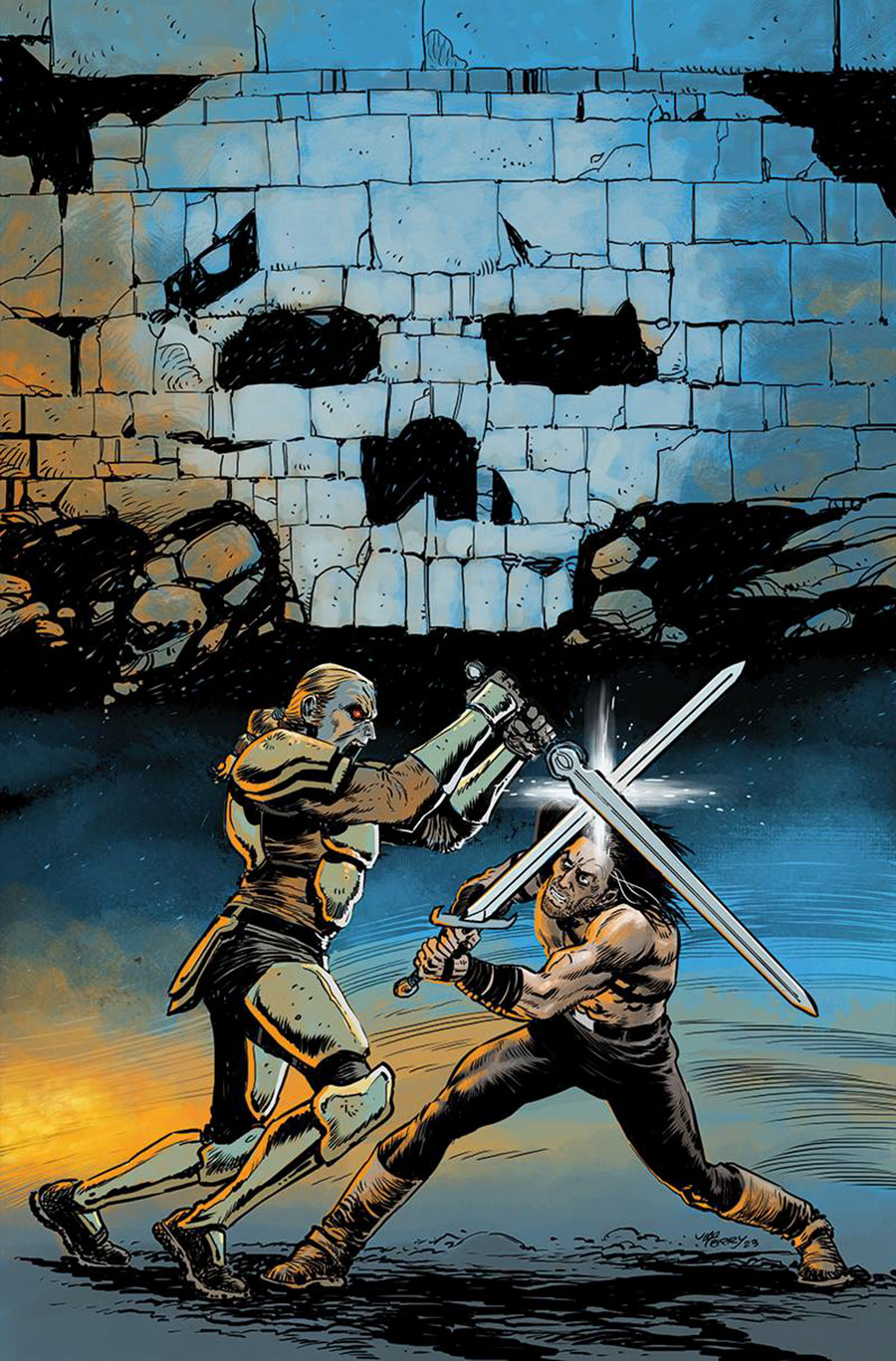 Slash Presents Deathstalker The Return Of The Last Great Warrior King #2 Cover D Variant Jim Terry Premium Cover