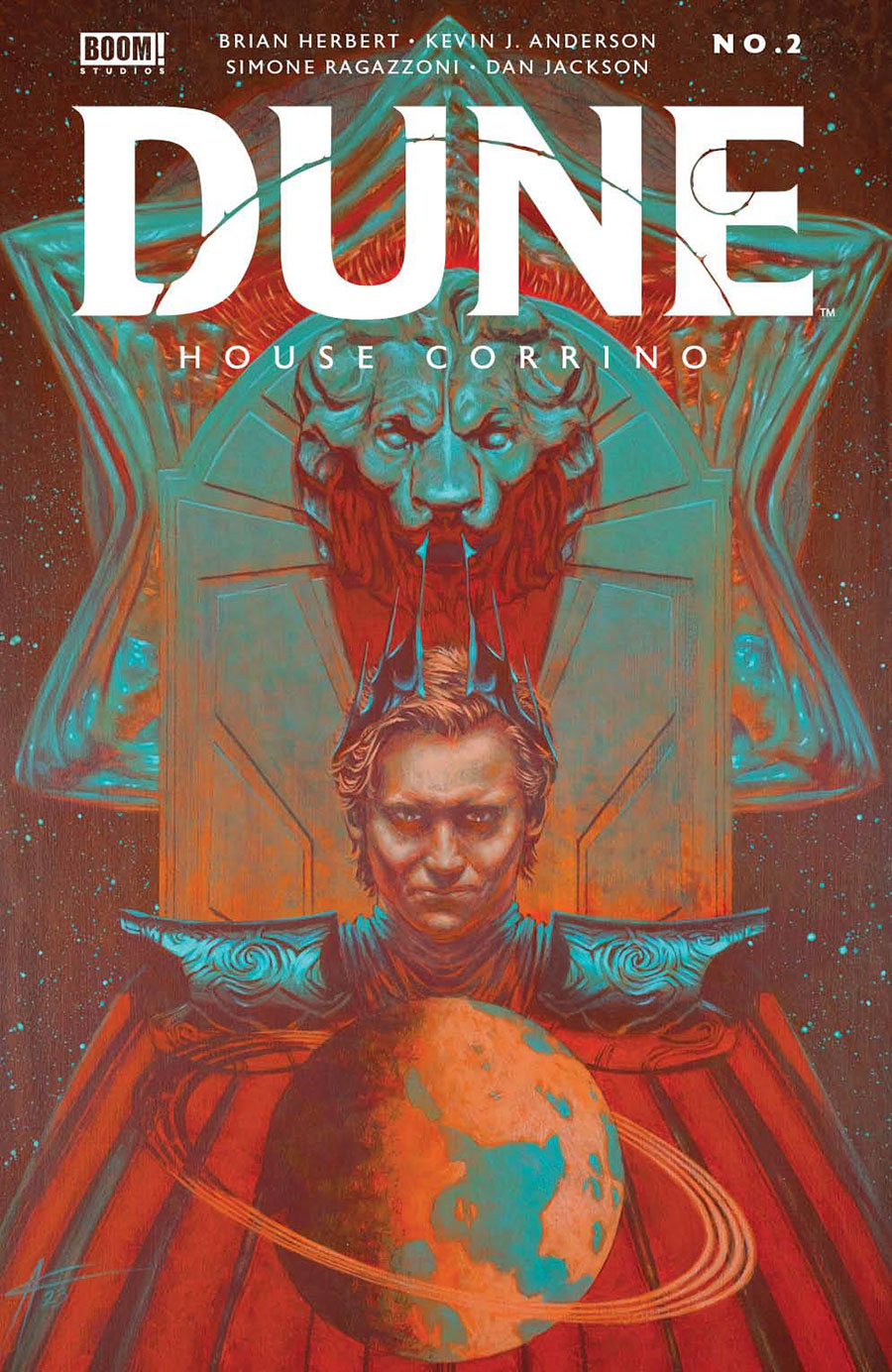 Dune House Corrino #2 Cover E Variant Aaron Campbell Reveal Cover
