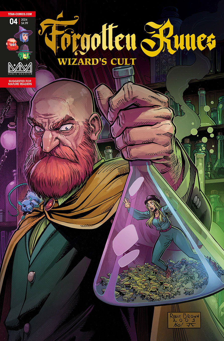 Forgotten Runes Wizards Cult #4 Cover A Regular Reilly Brown Cover