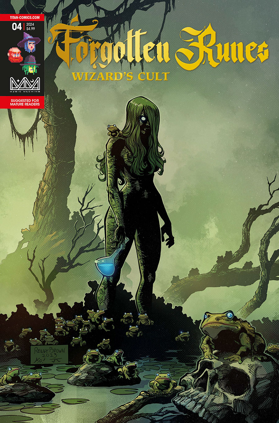 Forgotten Runes Wizards Cult #4 Cover C Variant Reilly Brown Cover