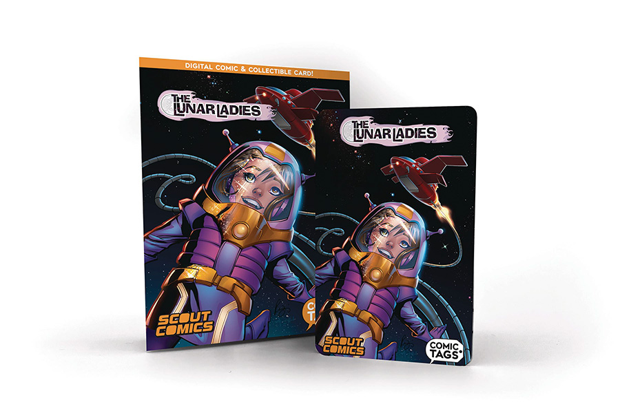 Lunar Ladies Vol 1 TP Comic Tag Collectible Card With Digital Comic