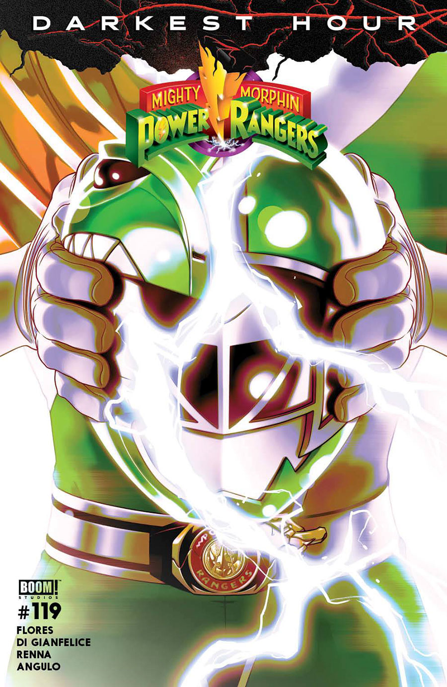 Mighty Morphin Power Rangers (BOOM Studios) #119 Cover C Variant Goni Montes Helmet Cover