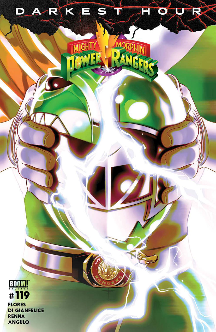 Mighty Morphin Power Rangers (BOOM Studios) #119 Cover C Variant Goni Montes Helmet Cover
