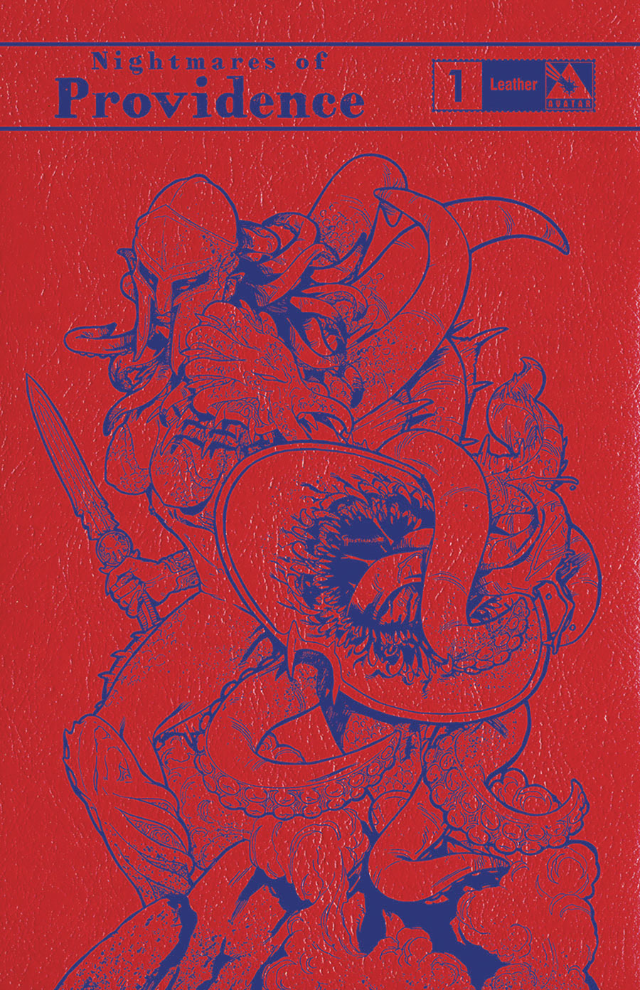 Nightmares Of Providence #1 Cover O Royal Blue Leather Cover