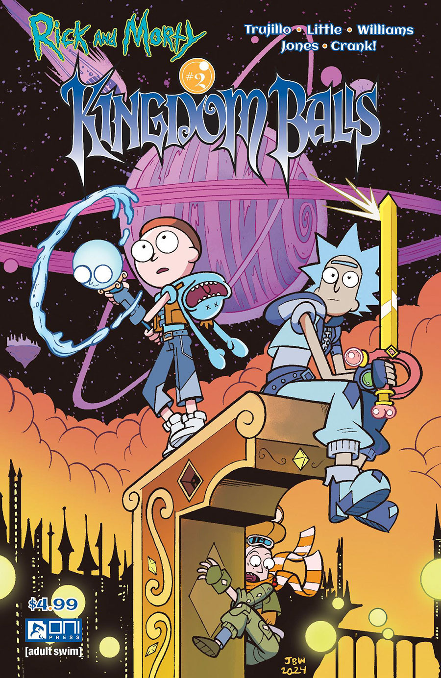 Rick And Morty Kingdom Balls #2 Cover A Regular Jarrett Williams Cover