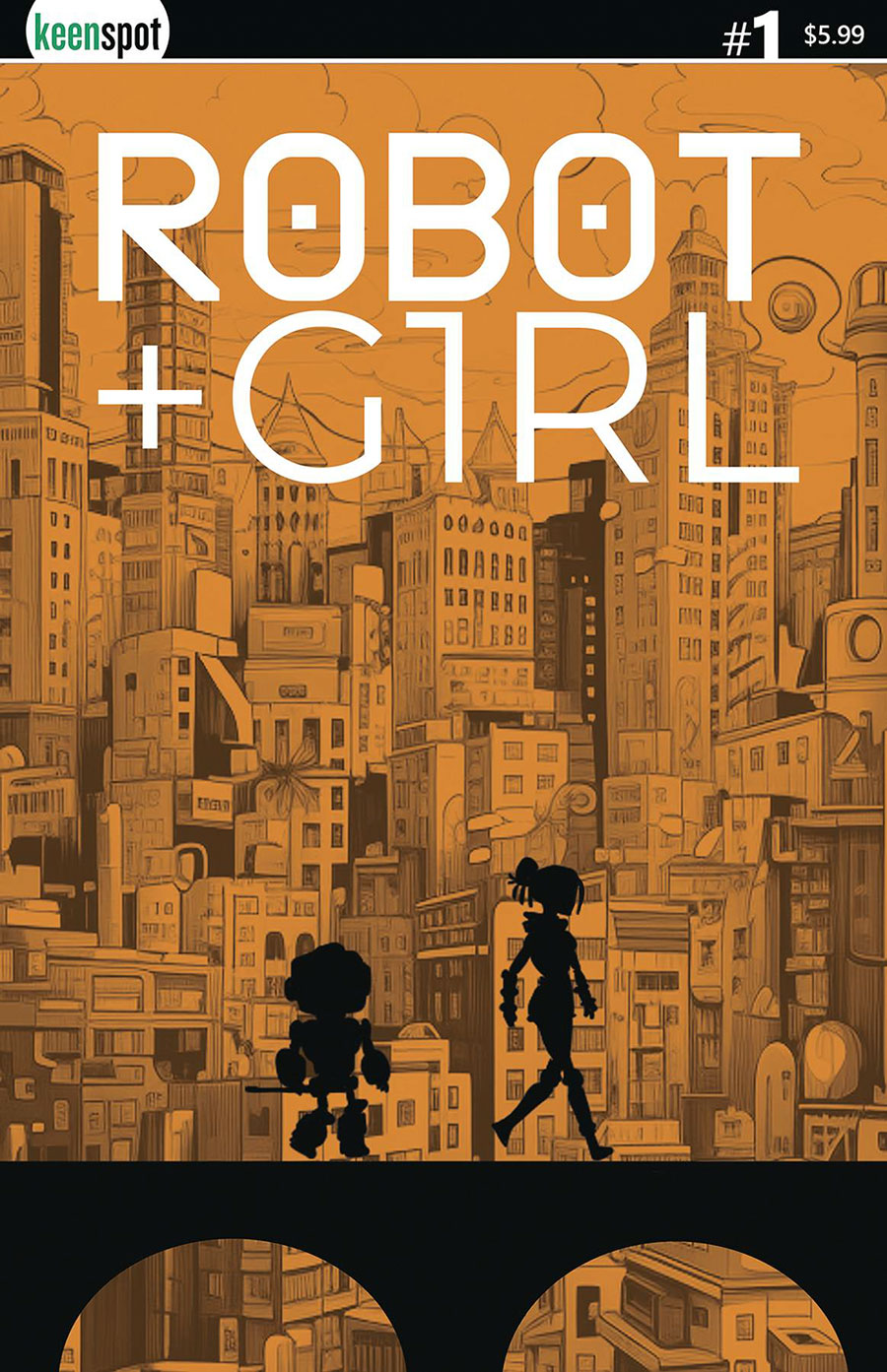 Robot + Girl #1 Cover B Variant Mike White Cover