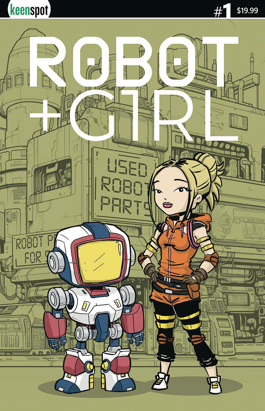 Robot + Girl #1 Cover D Variant Mike White Holofoil Cover