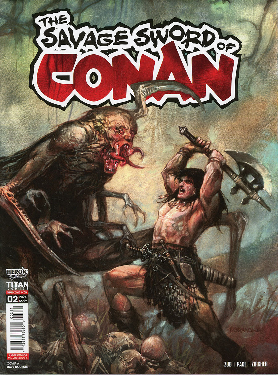 Savage Sword Of Conan Vol 2 #2 Cover A Regular Dave Dorman Cover