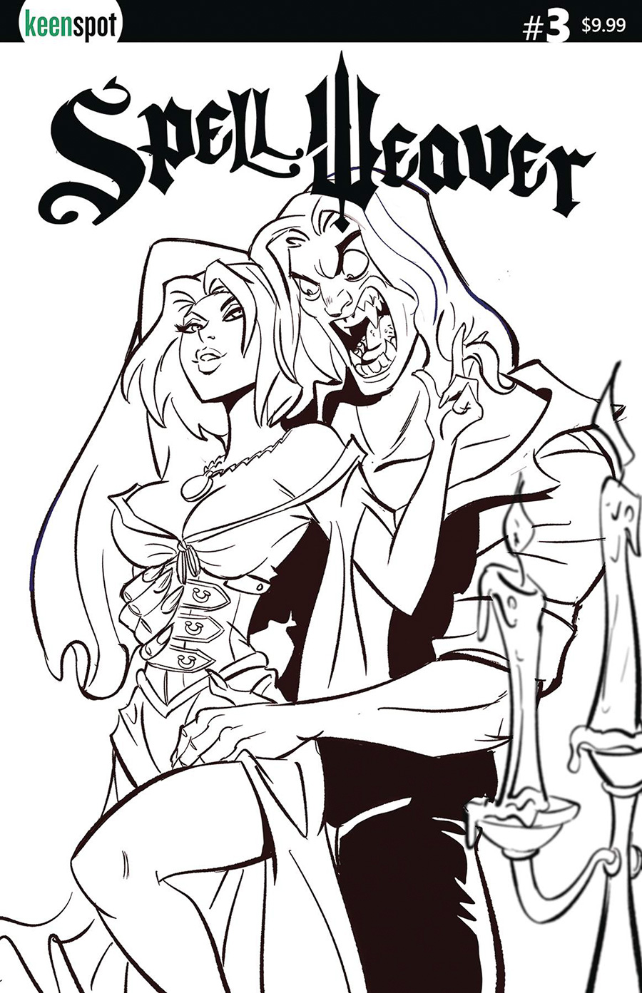 Spellweaver #3 Cover C Variant Robert Ahmad Coloring Book Cover