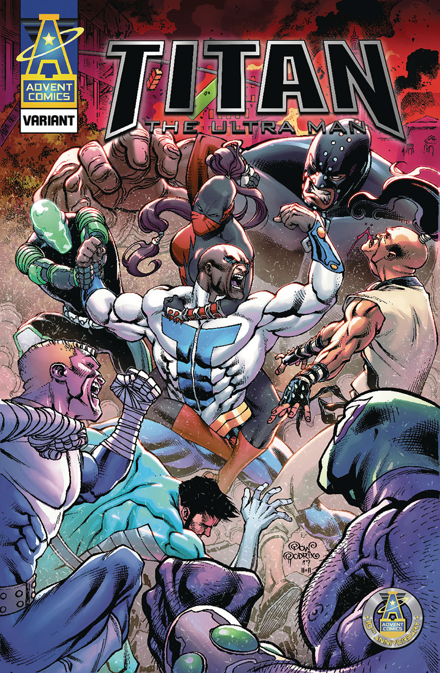 Titan The Ultra Man #3 Cover B Variant Pow Rodrix Cover