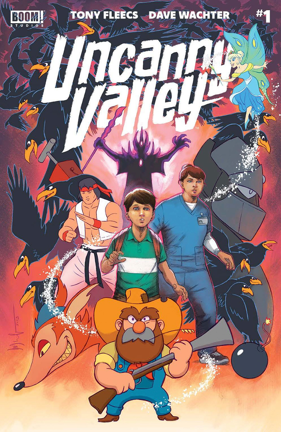 Uncanny Valley #1 Cover A Regular Dave Wachter Cover