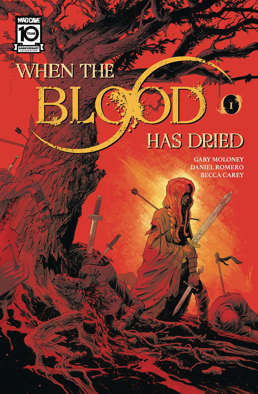 When The Blood Has Dried #1 Cover B Variant Declan Shalvey Cover