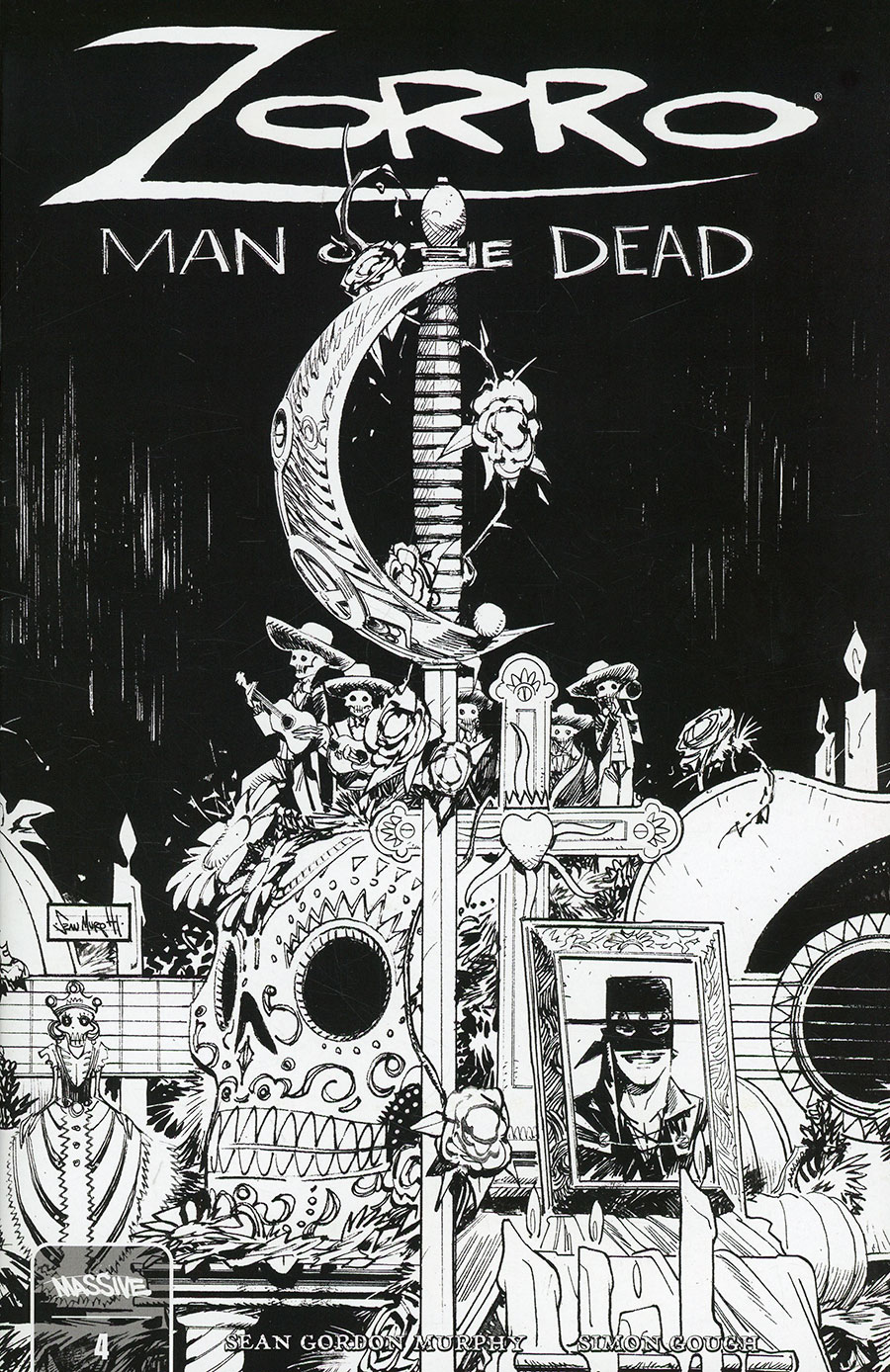 Zorro Man Of The Dead #4 Cover B Variant Joe Benitez Cover