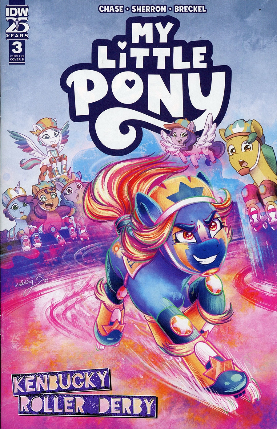 My Little Pony Kenbucky Roller Derby #3 Cover B Variant Abigail Starling Cover