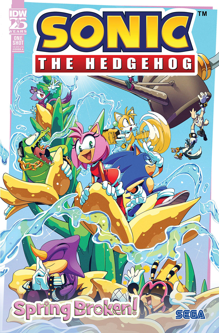 Sonic The Hedgehog Spring Broken #1 (One Shot) Cover A Regular Adam Bryce Thomas Cover