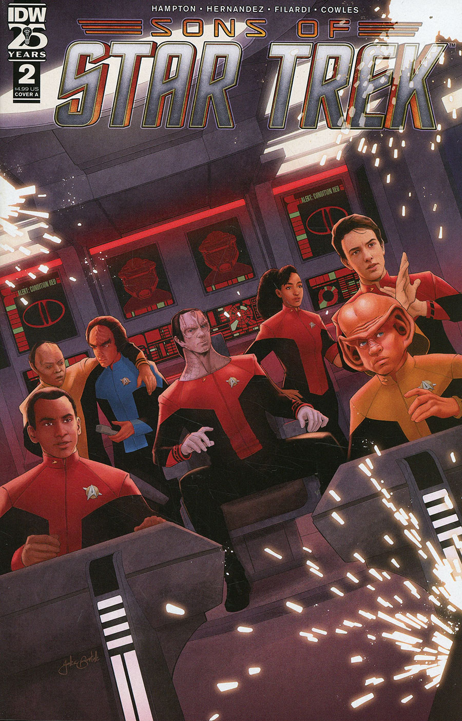 Star Trek Sons Of Star Trek #2 Cover A Regular Jake Bartok Cover