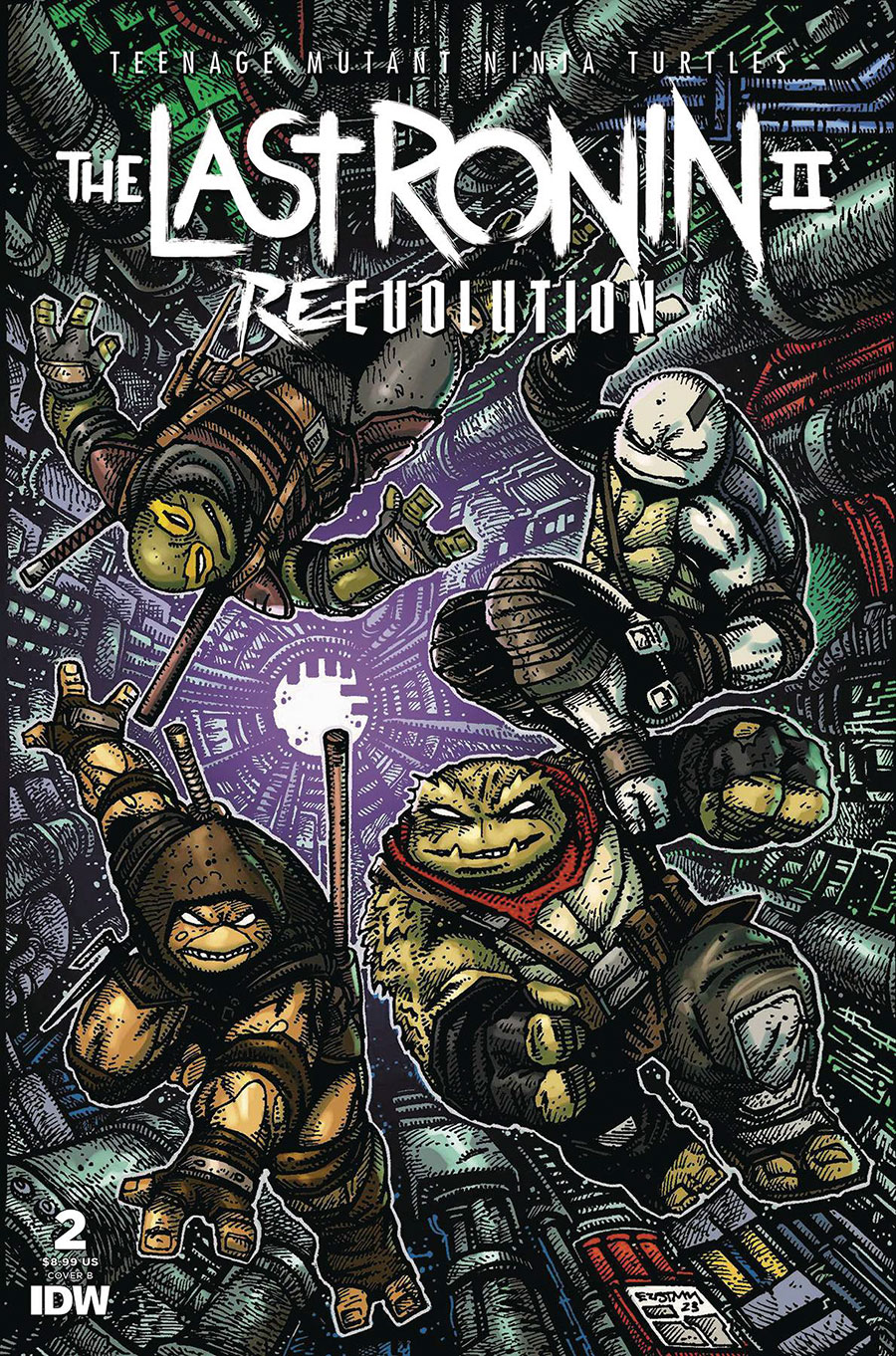 Teenage Mutant Ninja Turtles The Last Ronin II Re-Evolution #2 Cover B Variant Kevin Eastman Cover