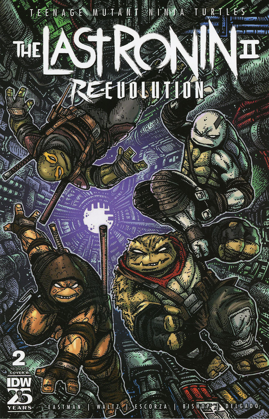 Teenage Mutant Ninja Turtles The Last Ronin II Re-Evolution #2 Cover B Variant Kevin Eastman Cover