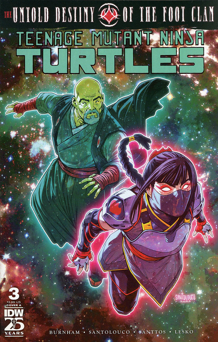 Teenage Mutant Ninja Turtles Untold Destiny Of The Foot Clan #3 Cover A Regular Mateus Santolouco Cover
