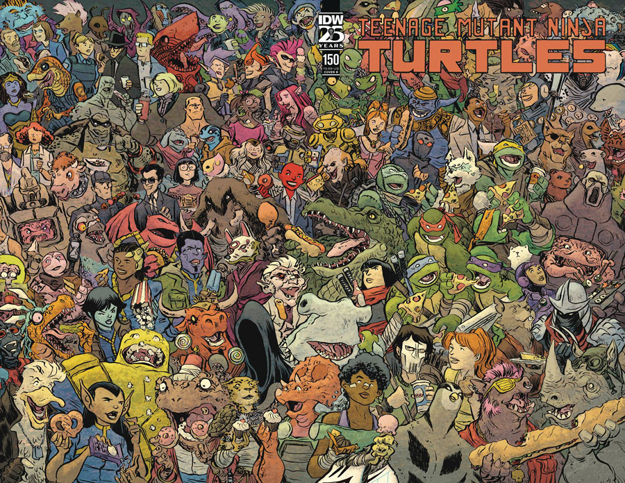 Teenage Mutant Ninja Turtles Vol 5 #150 Cover D Variant Jesse Lonergan Wraparound Cover