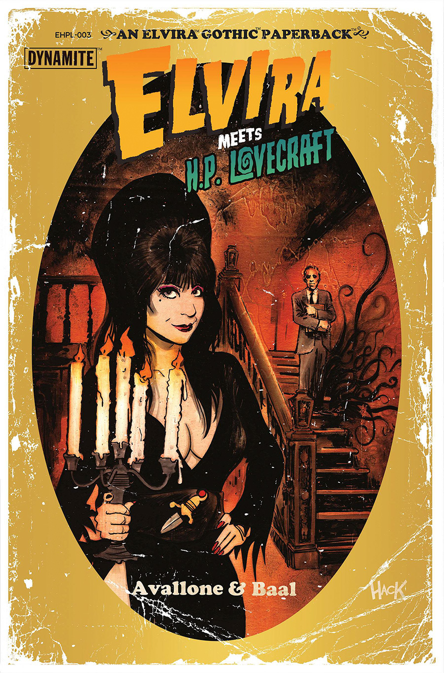 Elvira Meets HP Lovecraft #3 Cover C Variant Robert Hack Cover