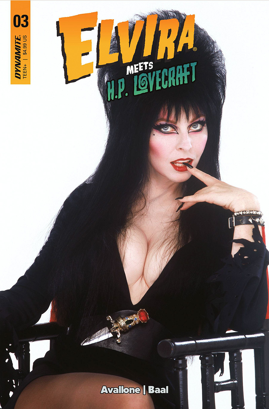 Elvira Meets HP Lovecraft #3 Cover D Variant Elvira Photo Cover