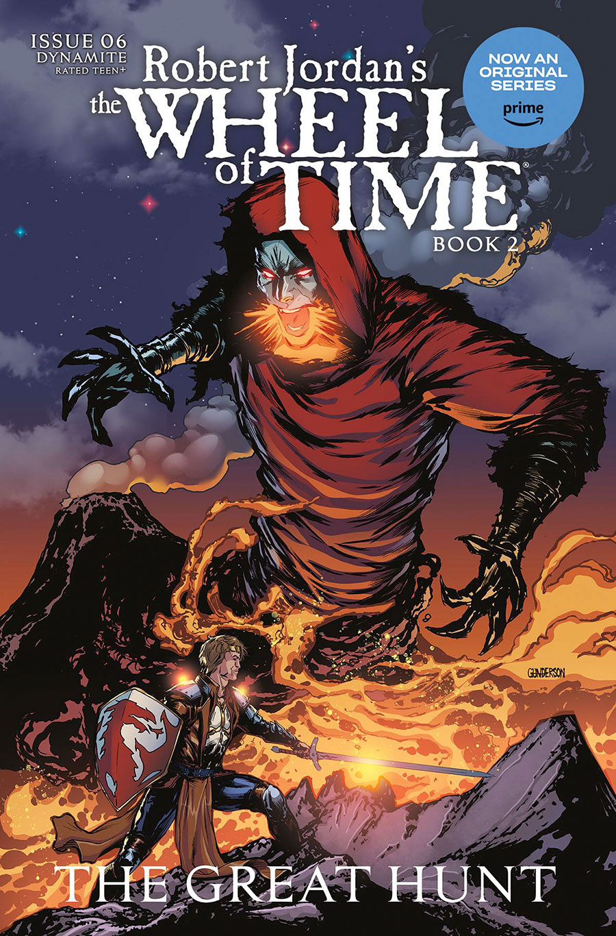 Robert Jordans Wheel Of Time Book 2 The Great Hunt #6 Cover B Variant Jordan Gunderson Cover