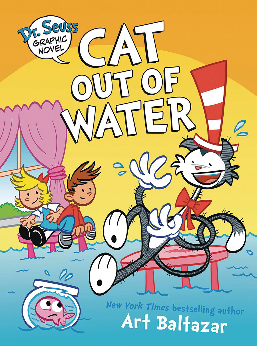 Dr Seuss Graphic Novel Cat Out Of Water HC