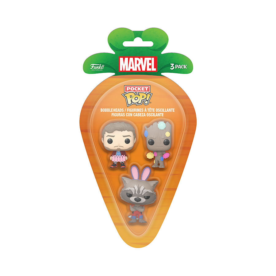 Pocket POP Carrot Marvel Guardians Of The Galaxy 3-Pack Figure