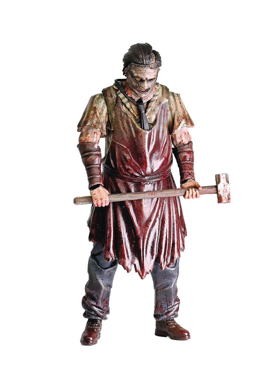 Texas Chainsaw Massacre Thomas Hewitt Slaughter Version Exquisite Mini 1/18 Scale Previews Exclusive Action Figure