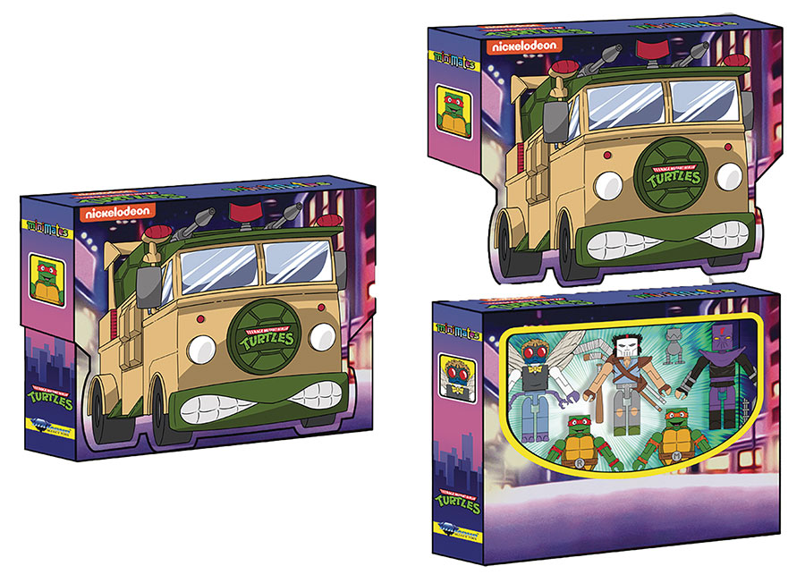 Teenage Mutant Ninja Turtles Minimates Party Wagon Deluxe Box Set