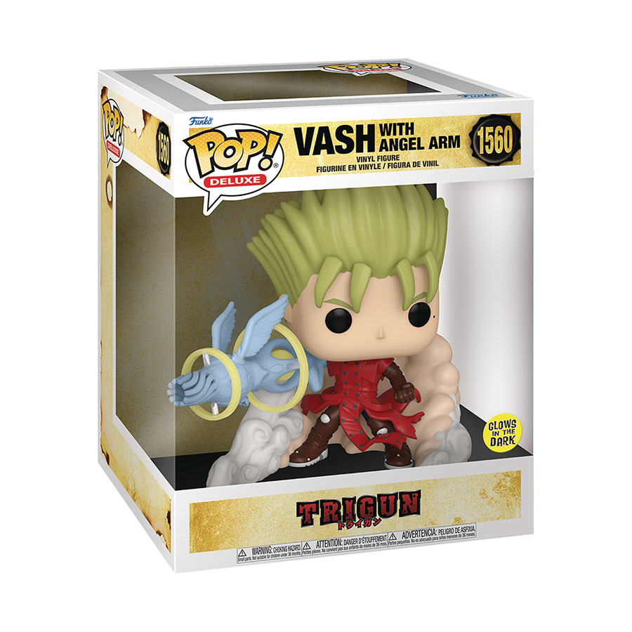 POP Deluxe Trigun Vash The Stampede With Angel Arm Vinyl Figure