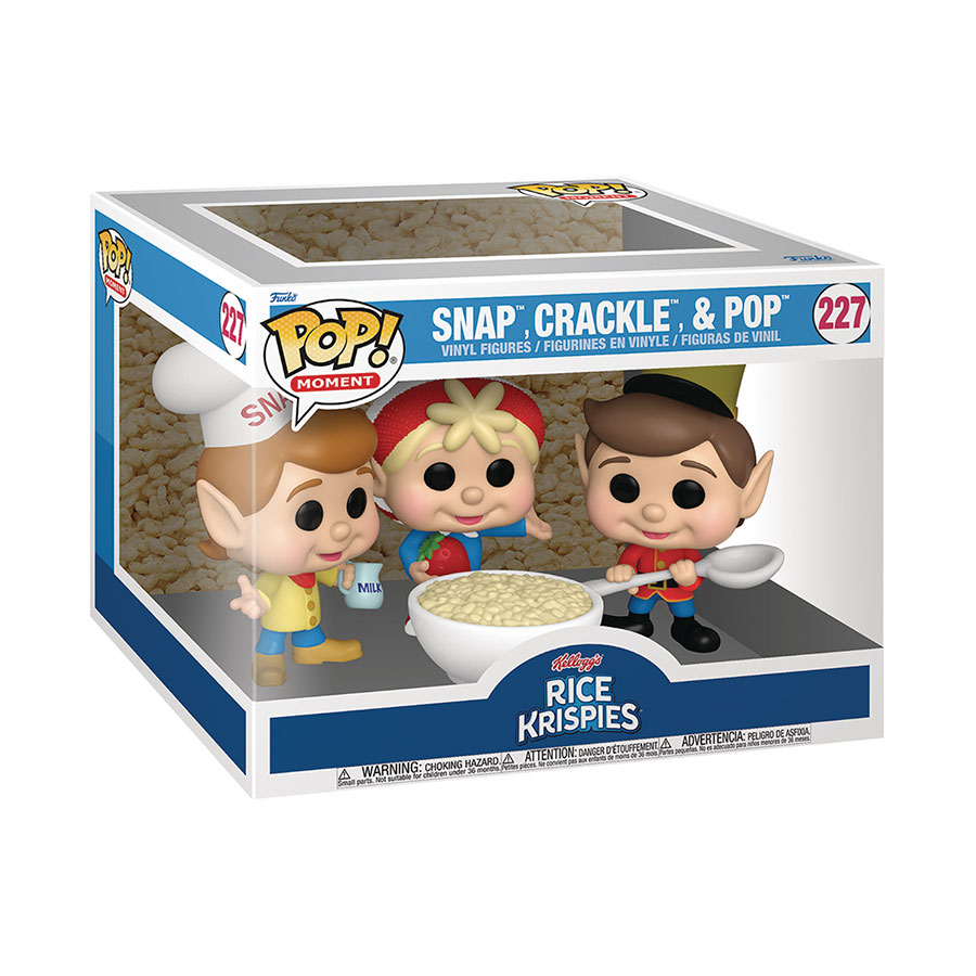 POP Moment Kelloggs Rice Krispies Snap Crackle & Pop Vinyl Figure