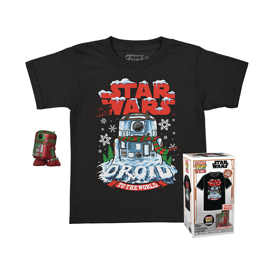 Pocket POP & Tee Star Wars Holiday R2-D2 T-Shirt Large