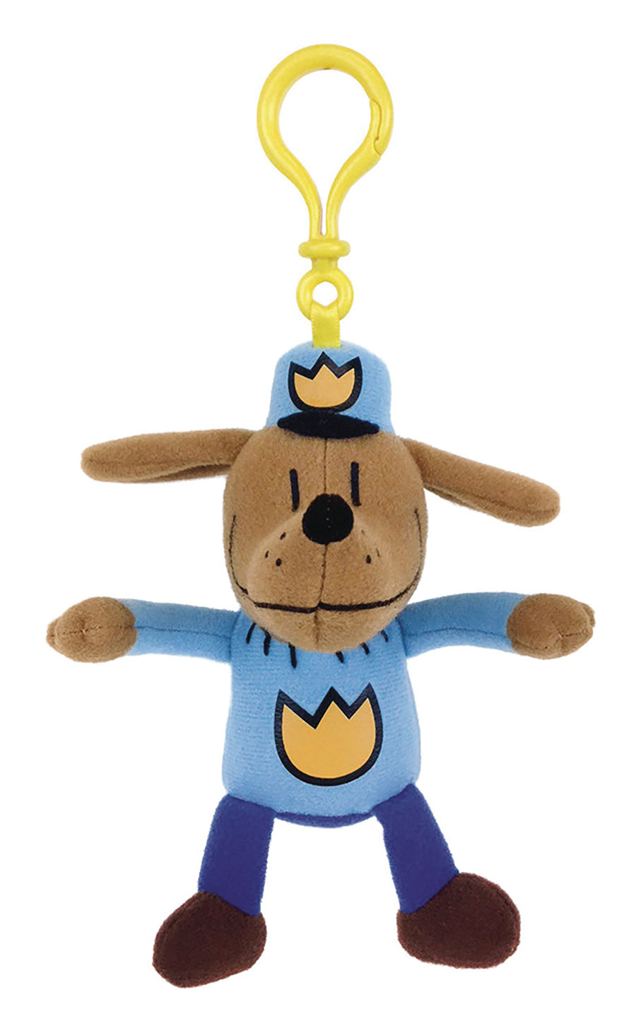 Dog Man Backpack Pull 5-Inch Plush Keychain 6-Piece Set