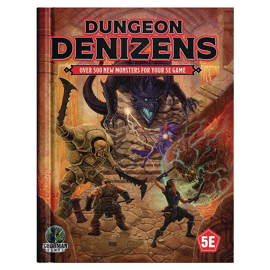 Dungeons & Dragons Dungeon Denizens HC Dungeons & Dragons 5E Edition - RESOLICITED