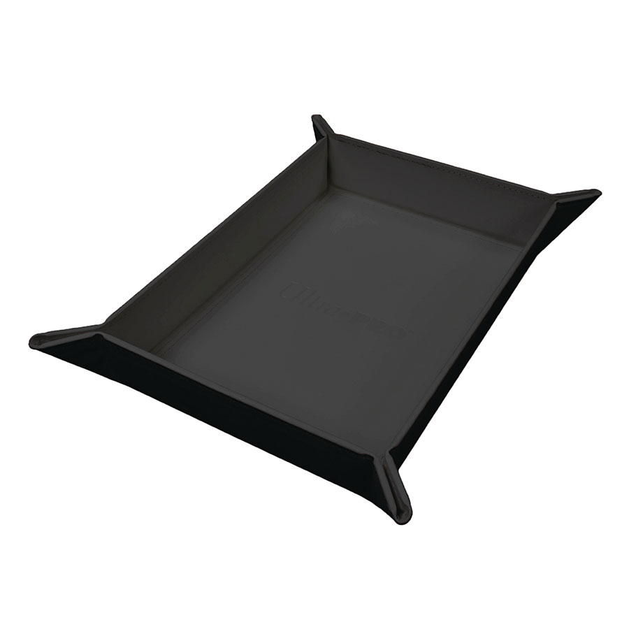Vivid Magnetic Foldable Dice Tray - Black