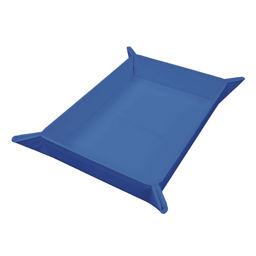 Vivid Magnetic Foldable Dice Tray - Blue